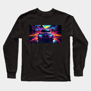 BMW Colorful Vector Art Long Sleeve T-Shirt